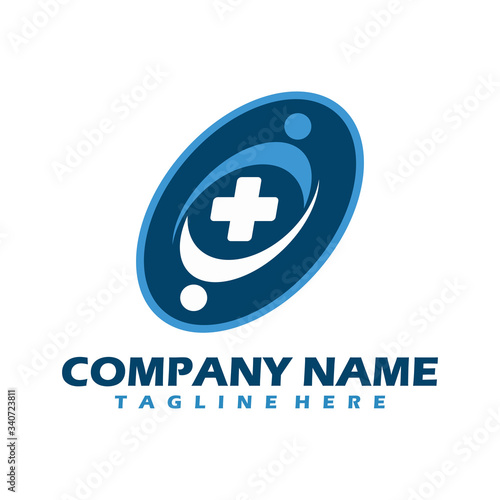 Medical logo, cross logo, medical center logo, health symbols