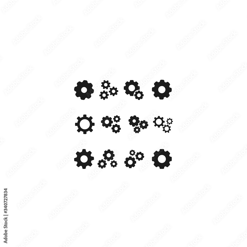 gear wheel set vector icon cog; icon; cogs; machine; set; cogwheel; symbol; gear wheel set vector icon cog; icon; cogs; machine; set; cogwheel; symbol;