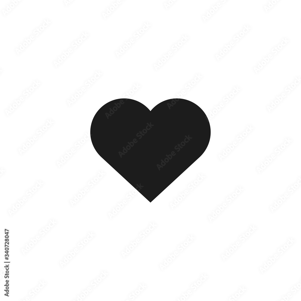 Heart Vector icon . Lorem Ipsum Illustration design