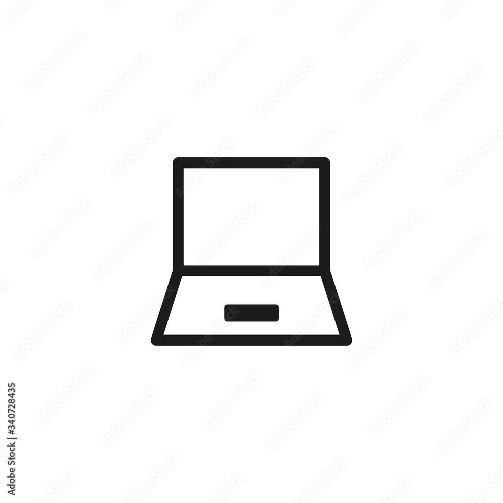 Laptop Vector icon . Lorem Ipsum Illustration design Laptop Vector icon . Lorem Ipsum Illustration design