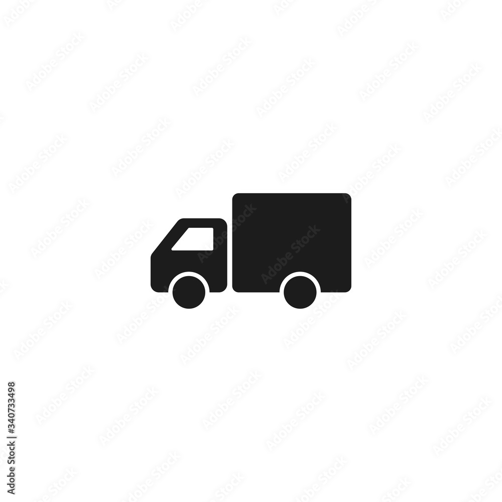 Truck icon Vector icon . Lorem Ipsum Illustration design