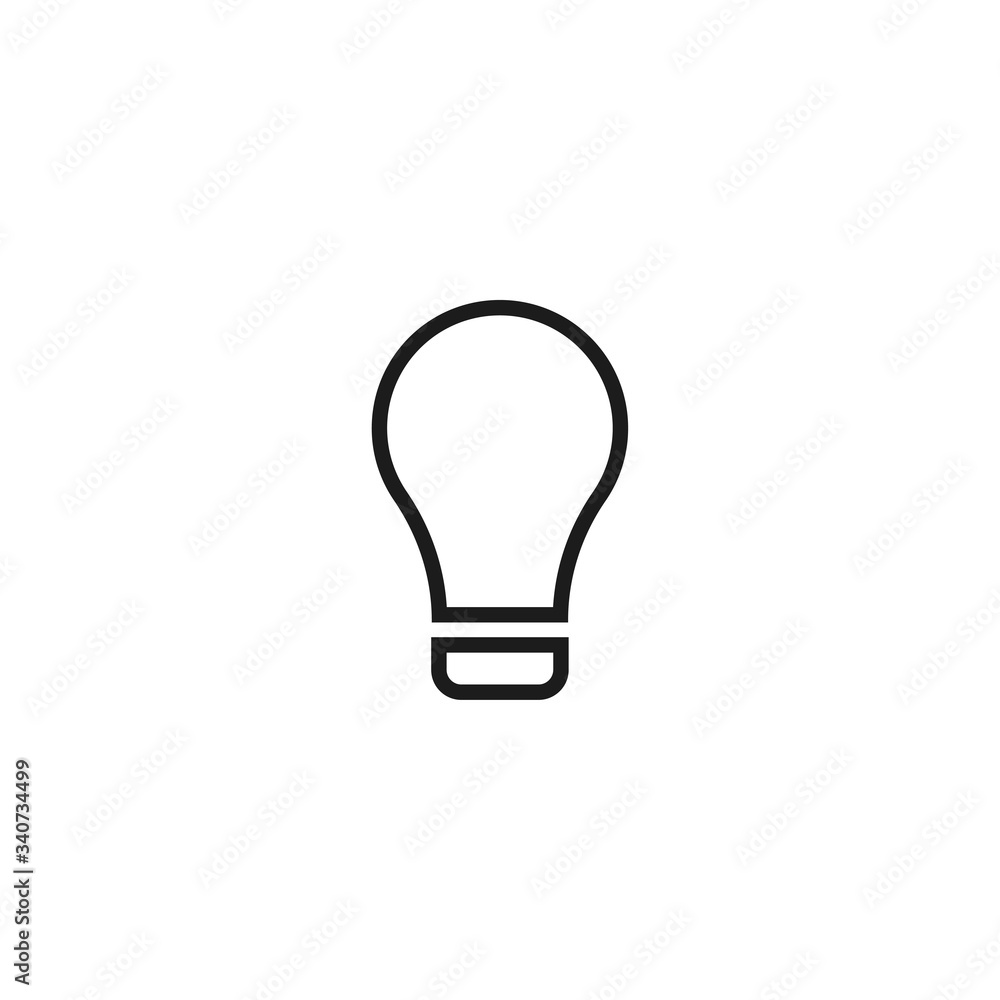 Lamp line Vector icon . Lorem Ipsum Illustration design Lamp line Vector icon . Lorem Ipsum Illustration design