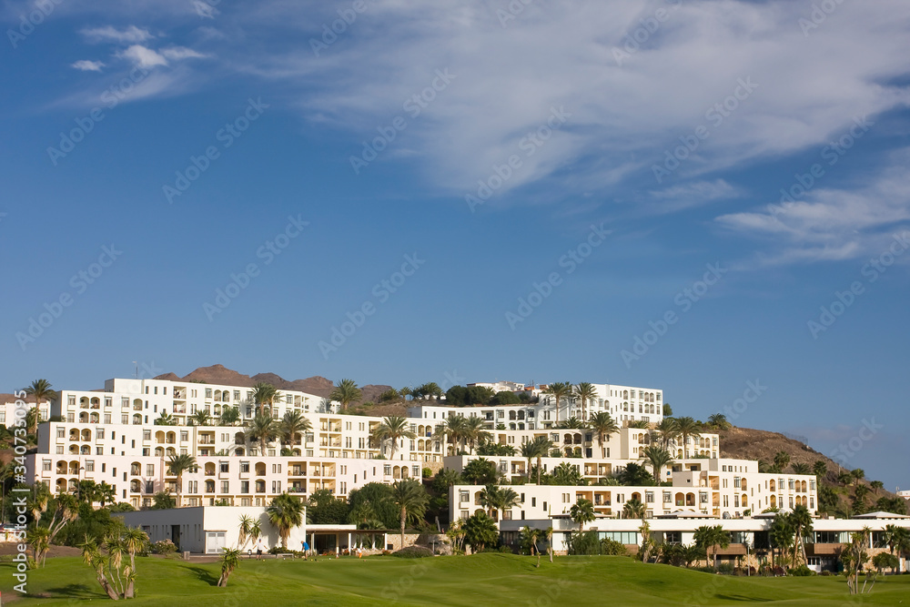 Hotel Playitas Grand Resort Cala del Sol with golf course, Las Playitas, Fuerteventura, Canary Islands, Spain, Europe