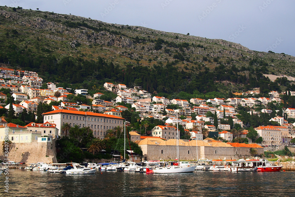 Architecture of Dubrovnik resort in Croatia, Europe
