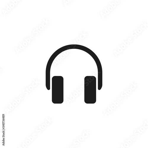 headphone Vector icon . Lorem Ipsum Illustration design