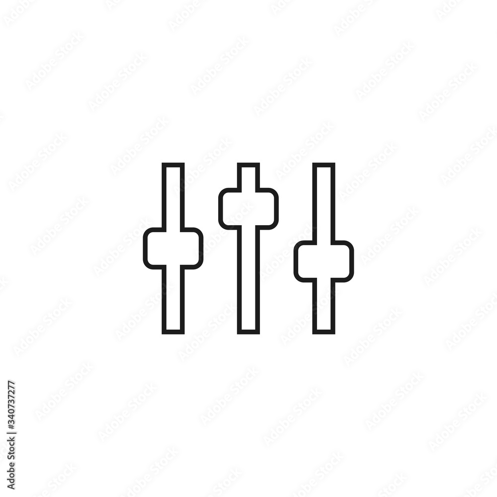 Equalizer Vector icon . Lorem Ipsum Illustration design Equalizer Vector icon . Lorem Ipsum Illustration design