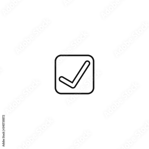 check mark icon . Lorem Ipsum Illustration design