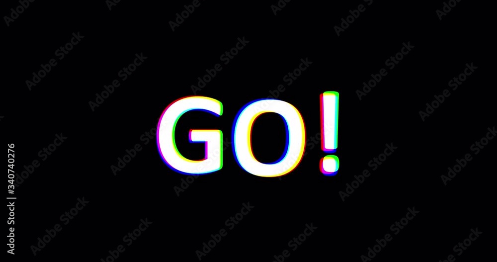 Glitch countdown from 3,2,1, Go. Transparent background. 4K stock video footage. Glitch countdown from 3,2,1, Go. Transparent background. 4K stock video footage.