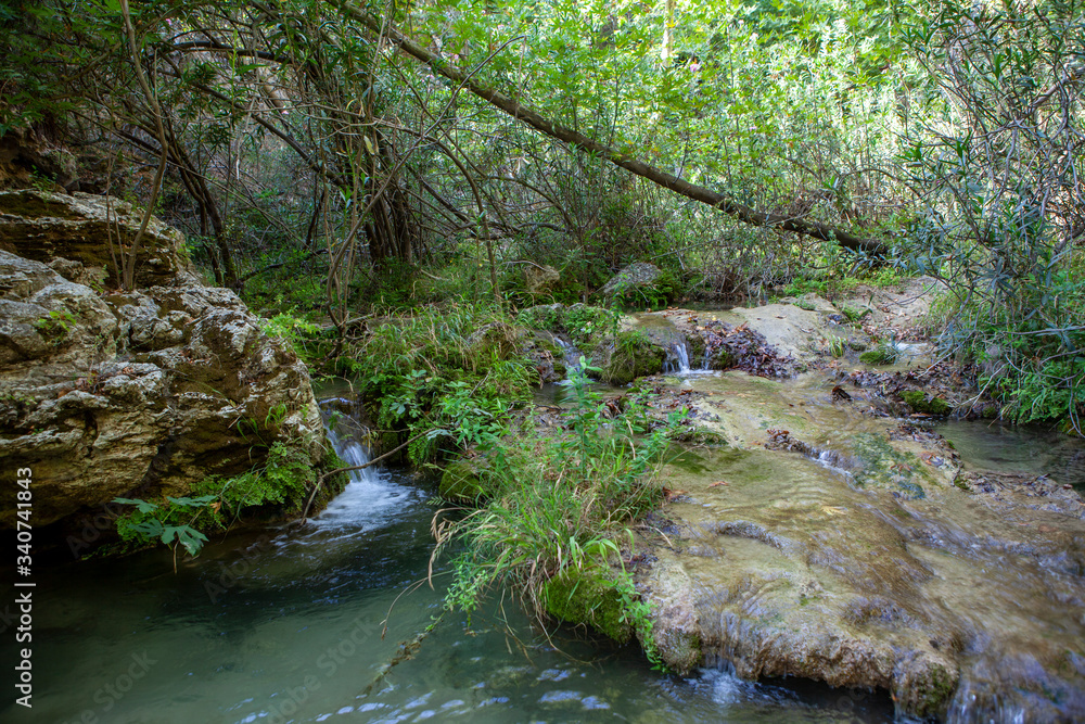Waterfalls hidden in the forests Waterfalls hidden in the forests