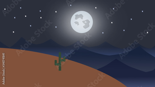 Wüste bei Nacht