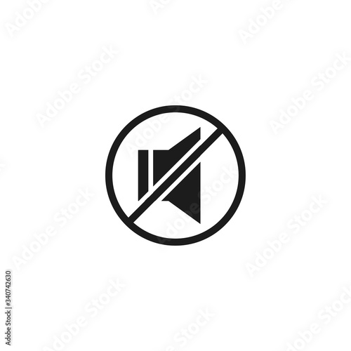 Free Download sound off icon vector . Lorem Ipsum Illustration design - GFXLoad