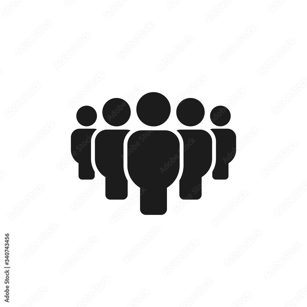 Vector icon a group of people 10 EPS . Lorem Ipsum Illustration design Vector icon a group of people 10 EPS . Lorem Ipsum Illustration design