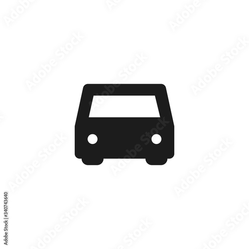 Vector icon car 10 EPS . Lorem Ipsum Illustration design