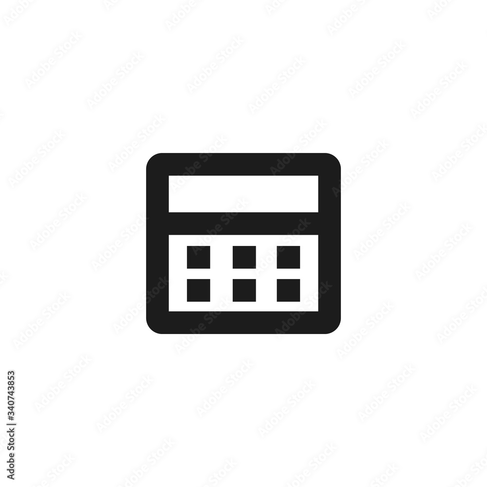 Vector icon calendar 10 EPS . Lorem Ipsum Illustration design