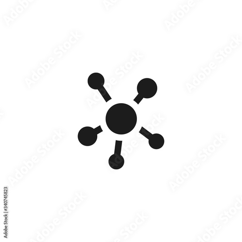 vector icon molecules . Lorem Ipsum Illustration design