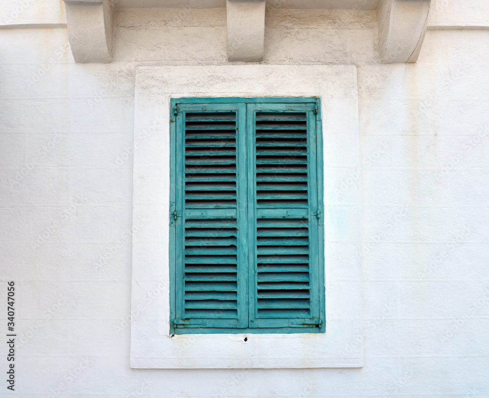 Window closed shutters