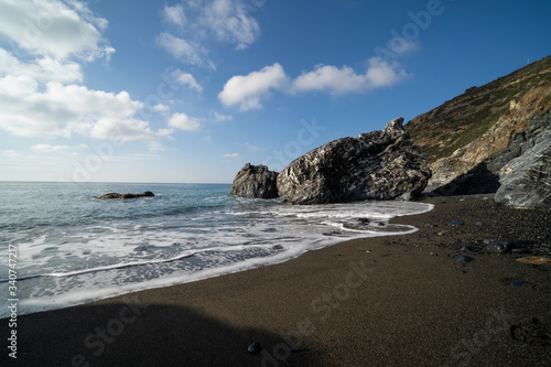 spiaggia nera isola d'elba