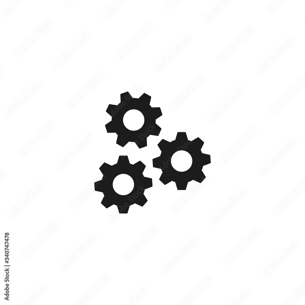 vector icon cogwheel . Lorem Ipsum Illustration design