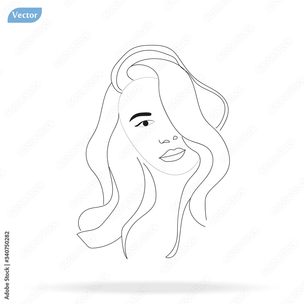 VECTOR stylish original hand-drawn graphics portrait with beautiful young attractive girl model for design. Fashion, style, beauty . Graphic, sketch drawing. Woman, girl. VECTOR stylish original hand-drawn graphics portrait with beautiful young attractive girl model for design. Fashion, style, beauty . Graphic, sketch drawing. Woman, girl.