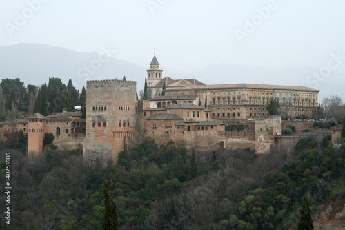  Alhambra palace complex in Spain © moniadk