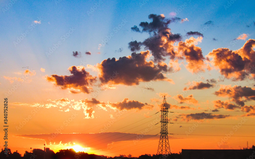 Beautiful Sunset, Amazing Clouds at Sunset Beautiful Sunset, Amazing Clouds at Sunset