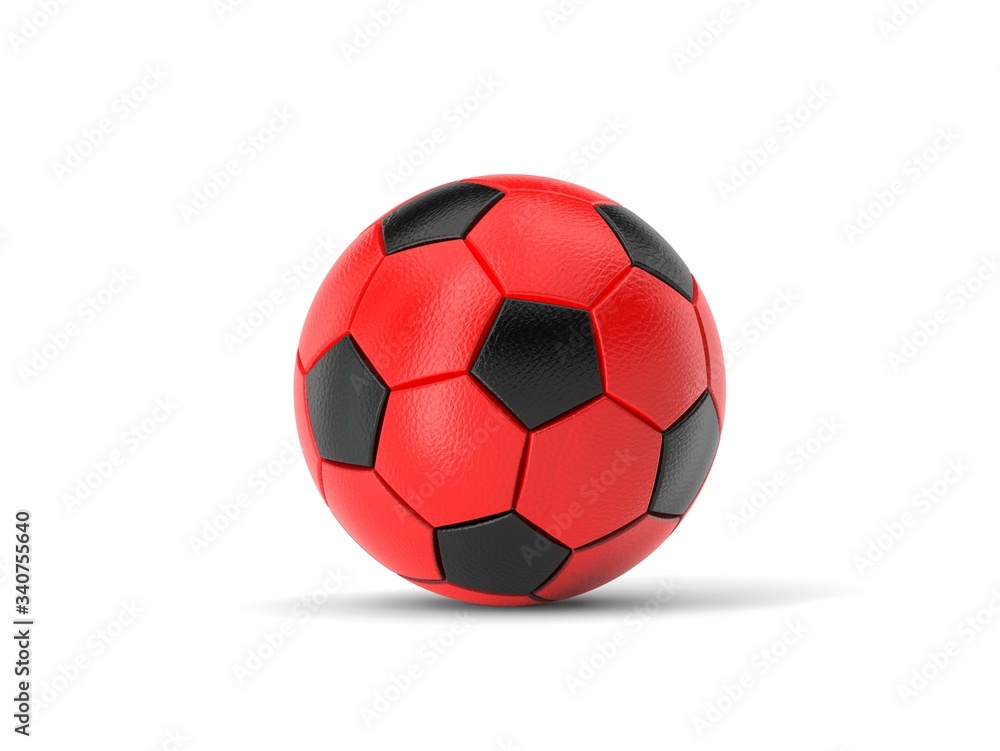 3d illustration of soccer ball isolated 3d illustration of soccer ball isolated