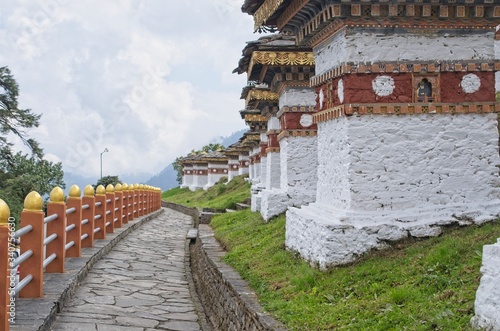 Religious Site in Himalayas in Bhutan