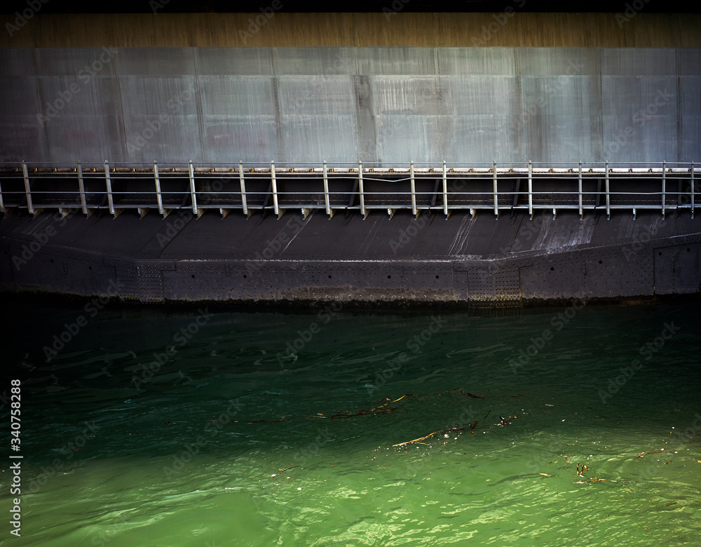 Hydroelectric power generating man made dam