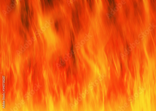 red flame fire background