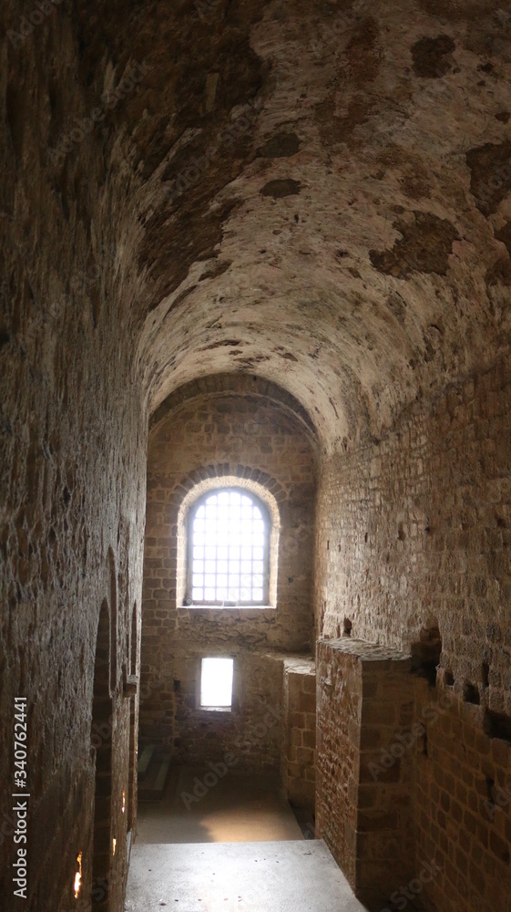 Interiors of ancient buildings