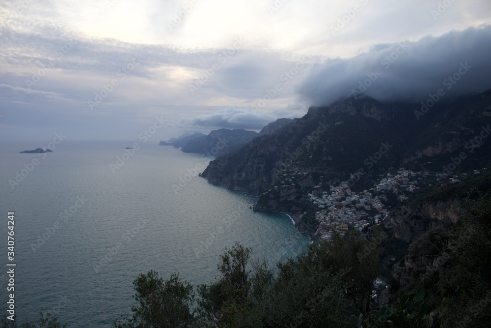 Last light over Positano, Amalfi Coast Last light over Positano, Amalfi Coast