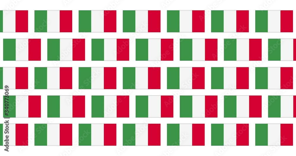 Italy Flag Loop Background Italy Flag Loop Background
