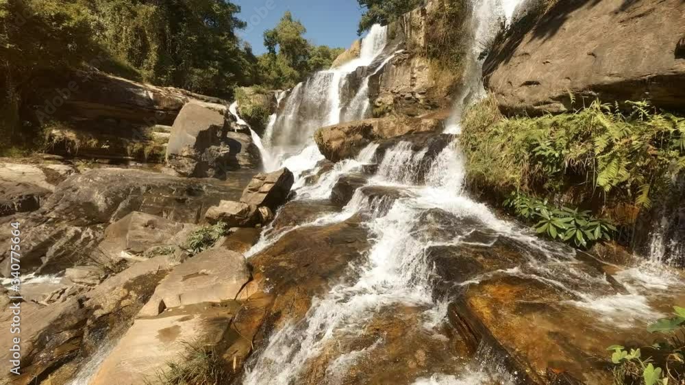 Beautiful scenic view of the Mae Klang Waterfall, Chiang Mai, Thailand Beautiful scenic view of the Mae Klang Waterfall, Chiang Mai, Thailand