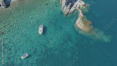 Wallpaper Mural The sea of ​​Pantelleria with its jagged and volcanic coast. Turquoise colored sea. Dammusi, typical houses of Pantelleria. Torontodigital.ca