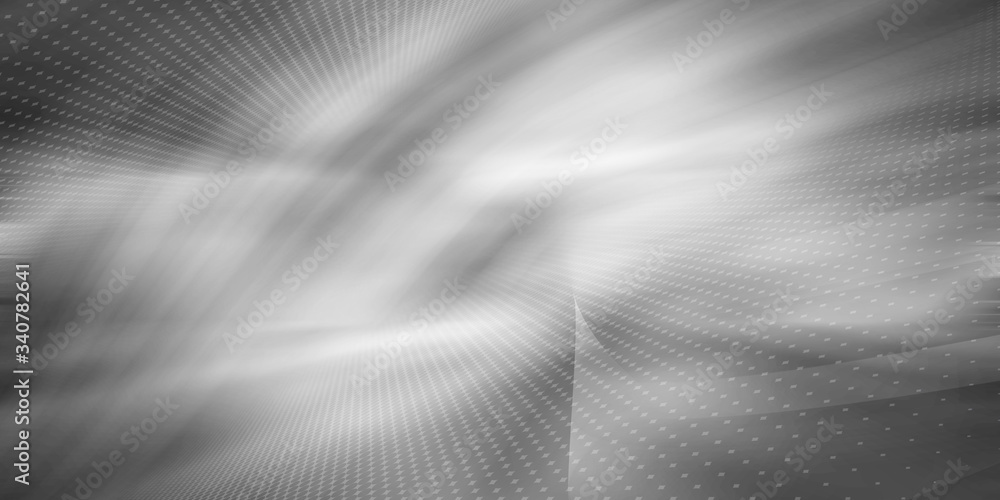 Gray halftone pattern with white line motion backdrop wallpaper. Clean Grey geometric background.