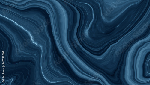 Marble ink colorful. Dark blue marble pattern texture abstract background. can be used for background or wallpaper © ooddysmile