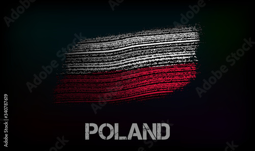 Fotografie Flag of the Poland