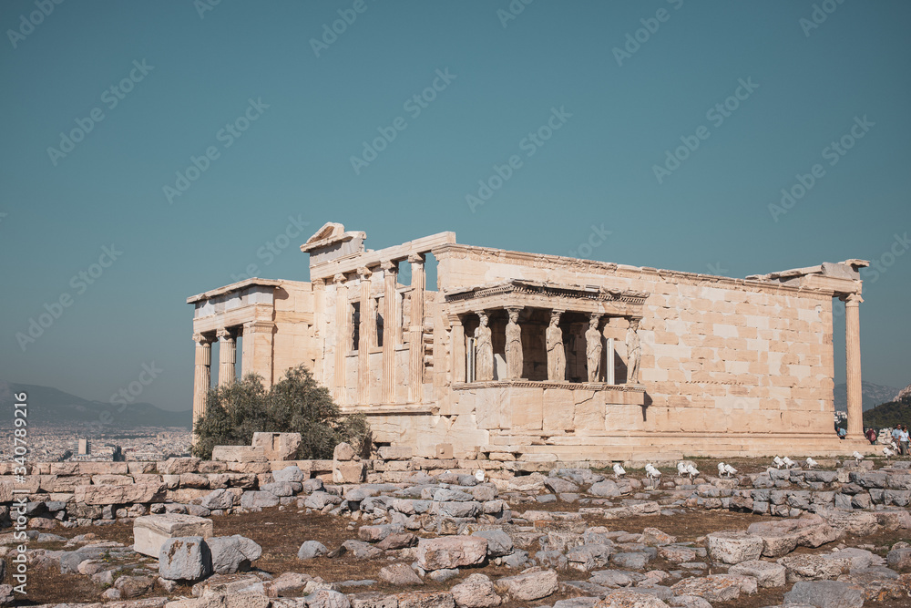 Obraz premium The Temples of Athens. 