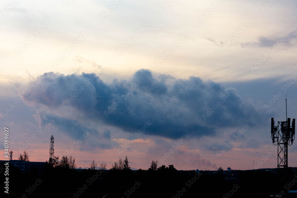 Obraz premium Sunrise clouds in Thailand