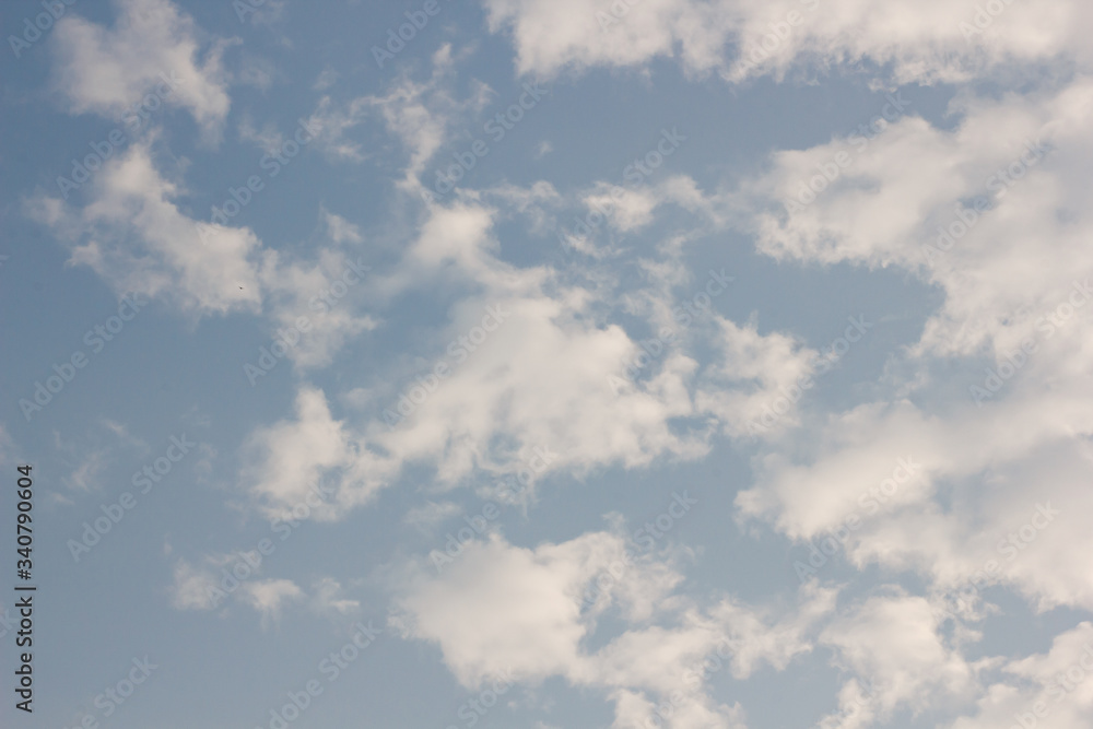 blue Sky background with clouds