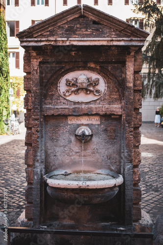 The Roman Public Water Fountain. 