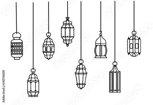 vector illustration of a lantern (ID: 340796009)