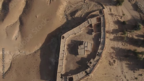 Aerial view of the ancient fortress 