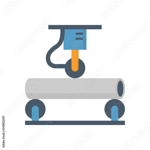 pipe testing icon