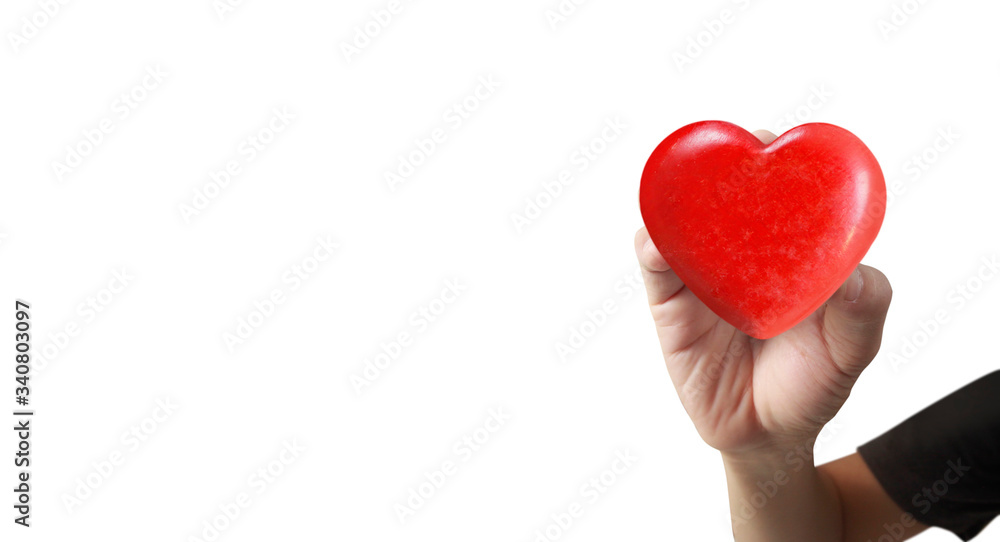 Hands holding red heart. heart health. and donation concepts Hands holding red heart. heart health. and donation concepts