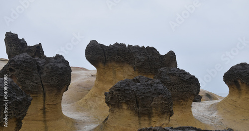 Erosion of rocks on Taiwan north coast