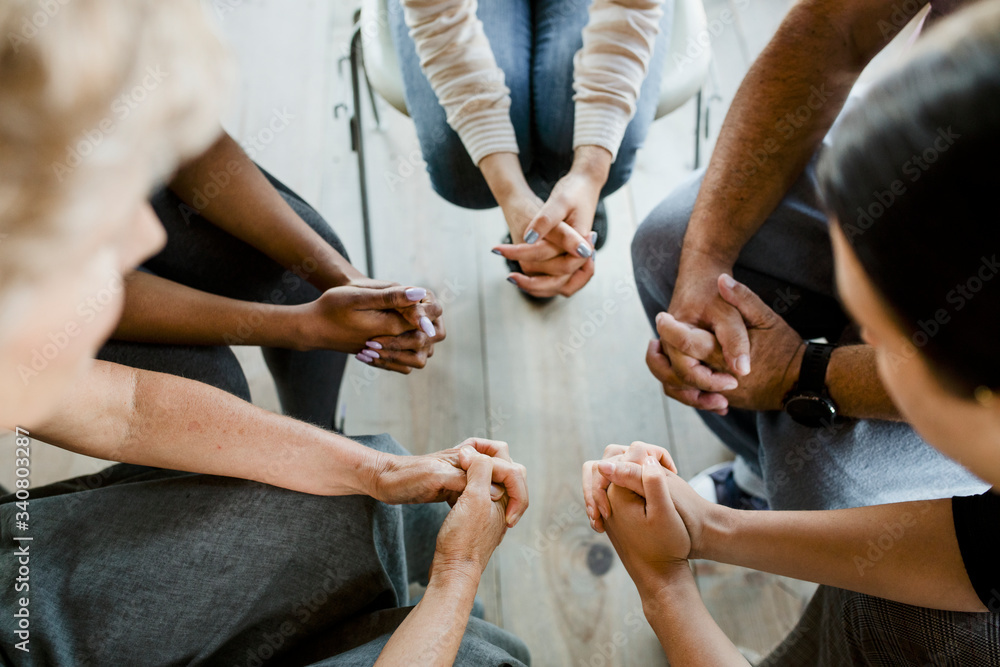 Prayer Group Session Stock Photo Adobe Stock