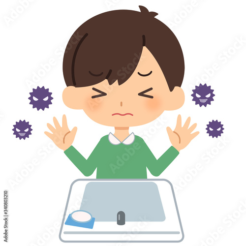 手洗い　ウィルス対策