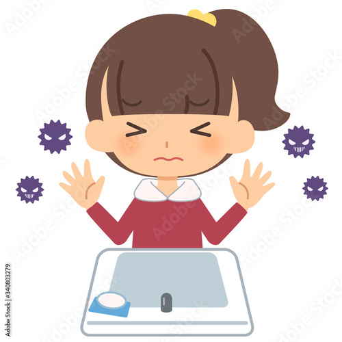 手洗い　ウィルス対策