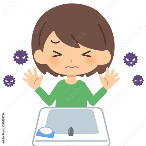 手洗い　ウィルス対策